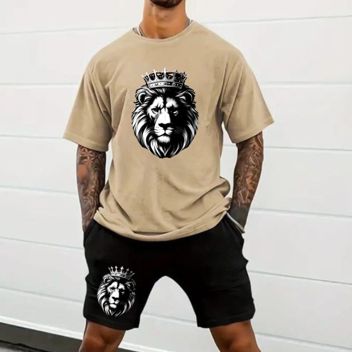 conjunto leon hombre