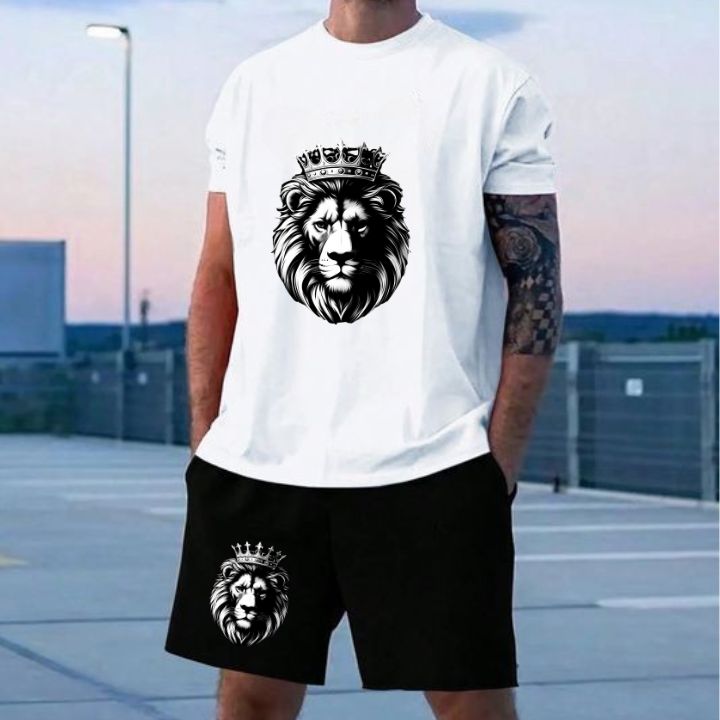 conjunto leon hombre