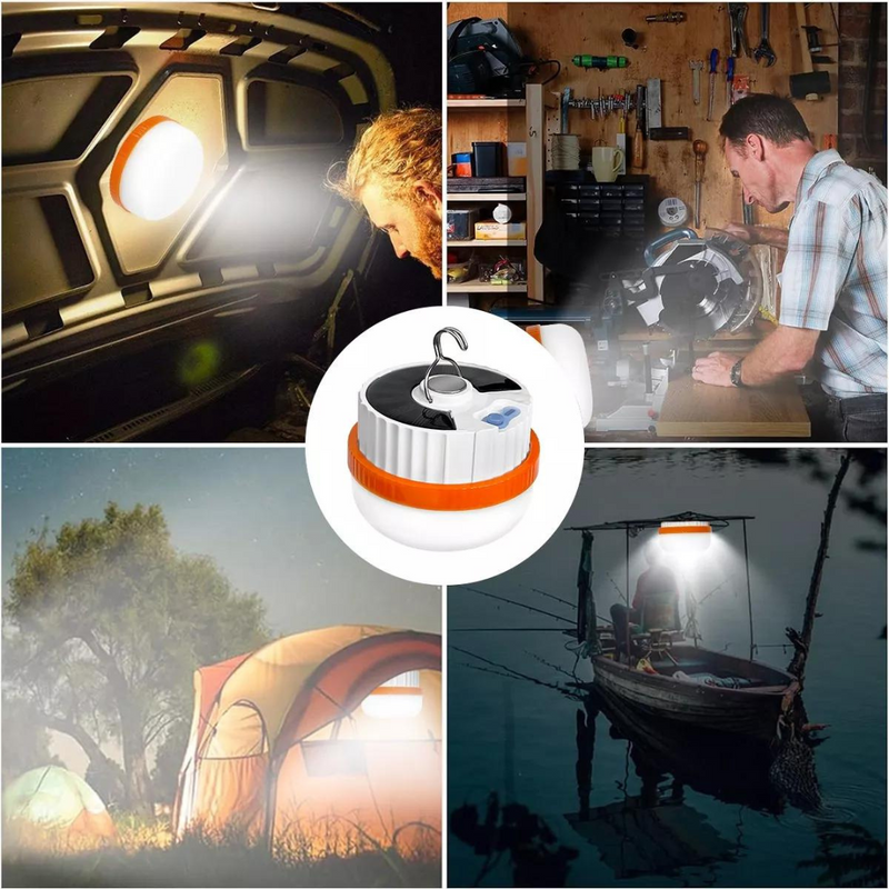 Lampara Recargable Led Solar Emergencia