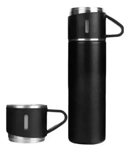 Set Termo Con Tazas Acero Inoxidable